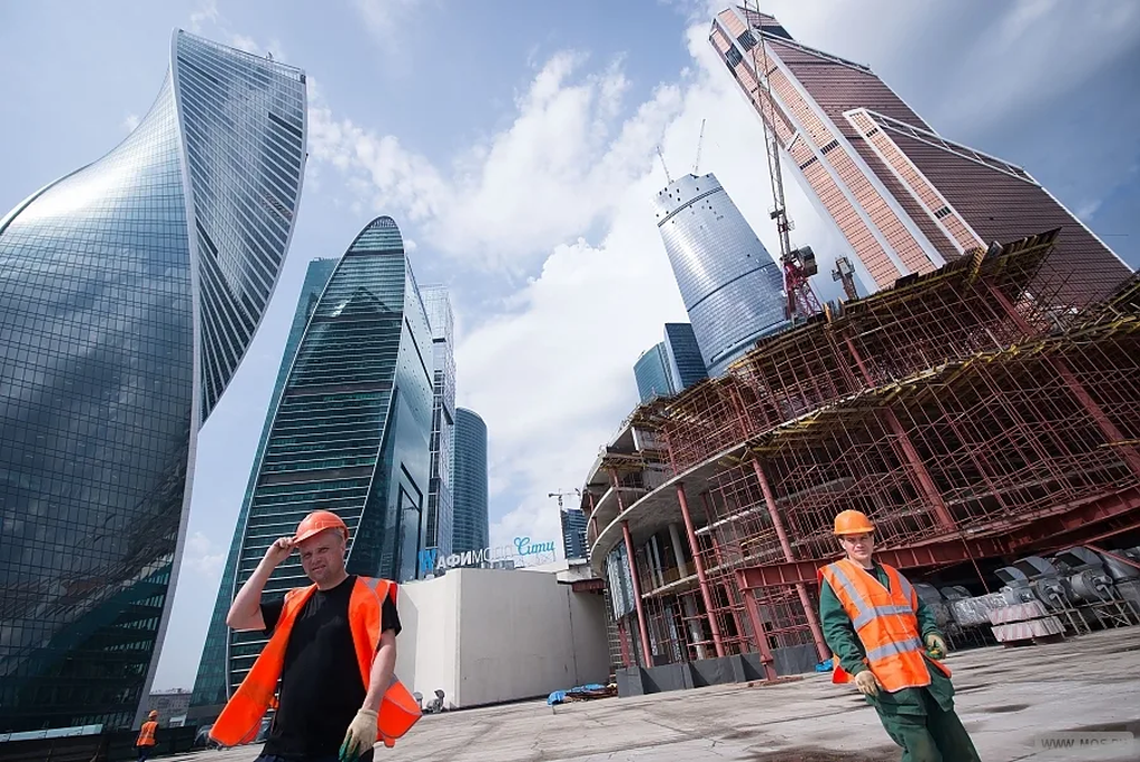 Москва сити строительство